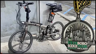 Five Boro Bike Tour on my Decathlon TiLT 900 foldable bicycle