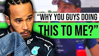 The Truth Of What Lewis Hamilton Said About Russell To Mercedes Team..