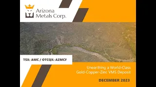 Arizona Metals Corp. (OTCQX: AZMCF | TSX: AMC): Virtual Investor Conferences