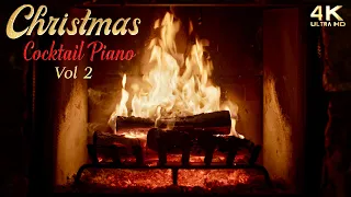 Christmas Cocktail Piano Fireplace 🎄🔥 Relaxing Music by Chris Weeks
