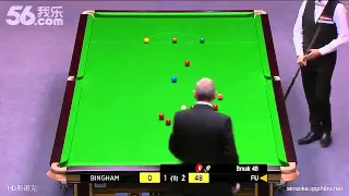 Marco Fu 147 maximum break vs Stuart Bingham - Snooker Masters 2015