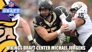 Minnesota Vikings Draft Wake Forest Guard/Center Michael Jurgens in the 7th Round, Pick #230!