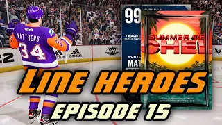 TOTS 99 MATTHEWS SCORES AGAIN, BUT IS IT ENOUGH? OPENING SUMMER OF CHEL PACK! NHL 22 LINE HEROES #15