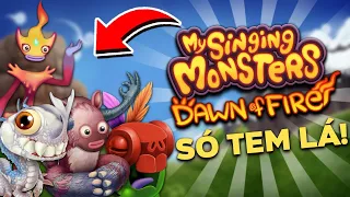 MONSTROS QUE SÓ EXISTEM NO MY SINGING MONSTERS DAWN OF FIRE! (Antes da ilha de Âmbar)