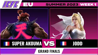 Super Akouma (Akuma) vs. Jodd (Nina) -  ICFC TEKKEN7 EU: Summer 2023 - Week 1 Grand Final