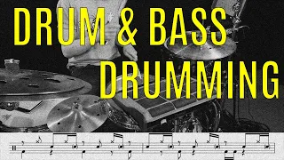 Drum and bass drumming lesson // The Hybrid Drummer