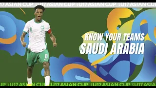 #AFCU17 Team Info | Group C | Saudi Arabia