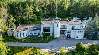 I Found An ABANDONED $20,000,000 Castle Mansion In The Woods With EVERYTHING Left Behind