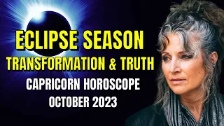 Eclipse Transformation and Hidden Truths: Capricorn Horoscope October 2023