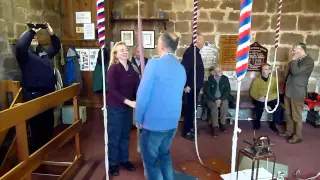 "Learning the ropes" - Bell ringing  at Eccleshall Church