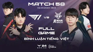 T1 vs BRO | Full Game 1, 2 | Bình Luận Tiếng Việt | LCK Mùa Xuân 2024