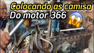 Trocando camisa do motor MB 366 sem desmontar o motor 😱 fiquei impressionado