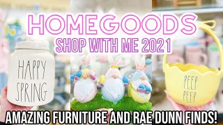 INSANE HOMEGOODS SHOP WITH ME SPRING 2021 || Rae Dunn EASTER HAUL + THE CUTEST SPRING DECOR 2021!
