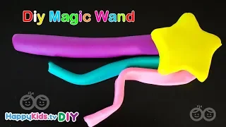 Magic Wand | PlayDough Crafts | Kid's Crafts and Activities | Happykids DIY