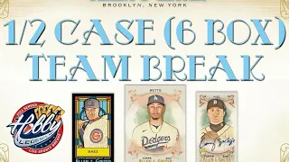 BOX #6   -   2021 Topps ALLEN & GINTER 1/2 Case (6 Box) TEAM break #1 eBay 08/11/21