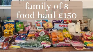 £125 FAMILY OF 8 GROCERY HAUL | MAY 2024