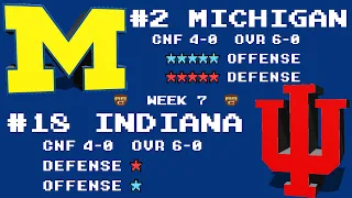 INDIANA. MICHIGAN. Will We Stay UNDEFEATED?? Retro Bowl College Gameplay #5