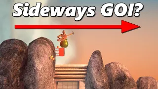 Getting Over It But It's Sideways! - MODDED Getting Over It With Bennett Foddy