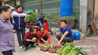 Robert's vegetable, tuber, fruit are delicious. Everyone loves to buy. Green forest life (ep244 )