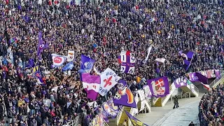 30.12.2017 ACF Fiorentina - AC Milan 1:1 Support Ultras Fiorentina Stimmung Tifosi