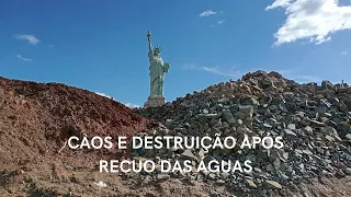 CAOS E DESTRUIÇÃO APÓS O RECUO DAS ÁGUAS DO RIO TAQUARI.