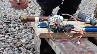 Nos and wax hybrid rocket engine: Test 3