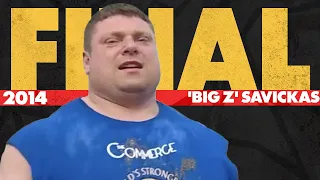 Žydrūnas 'Big Z' Savickas wins 2014 World's Strongest Man (FULL Final Event) | World's Strongest Man