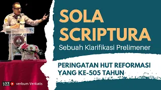 Sola Scriptura: Penjelasan Awal (HUT Reformasi ke-505 Tahun)