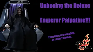 Unboxing the Hot Toys Star Wars Deluxe Emperor Palpatine!!
