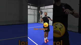 Want to improve your smash control in padel?