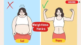 15 UNBELIEVABLE  Simple Ways to Lose Weight || you need to try this!