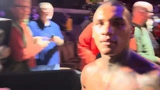 Conor Benn IMMEDIATELTY AFTER BEATING Pete Dobson