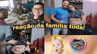 REVELANDO A GRAVIDEZ/ FAMÍLIA E AMIGOS/ FOI EMOCIONANTE 🙏😭🍼