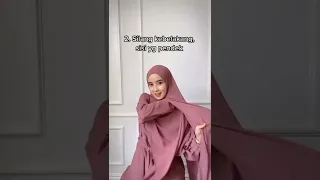 Tutorial hijab pashmina syar'i menutup dada