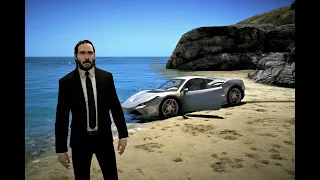 GTA 6 PlayStation 5 Graphics DEMO | PC 4K RAY-TRACING - John Wick - Ferrari Gameplay - GTA 5 Mods