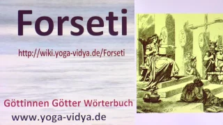 Forseti - ein germanischer Gott