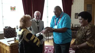 Fijian President meets with the Lord Mayor of Birmingham