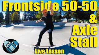 How to Frontside 5050 & Axle Stall with 12 BONUS TRICKS