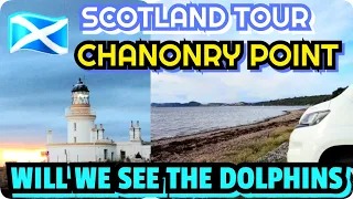 SCOTLAND IN A MOTORHOME. DAYS 19-22. FORTROSE BAY. CHANONRY POINT. FULLTIME VAN LIFE. DOLPHINS. RV.