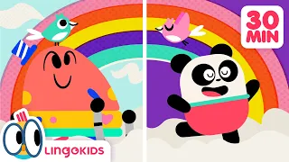 Rainbow Party 🌈🦄 Colors Songs for Kids | Lingokids