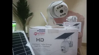 4G Intelligent Solar Energy Alert PTZ Camera Unboxing