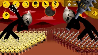 MY BOSS FINAL, GOLDEN ARMY VS GIANT FINAL BOSS ARMY x9999 | Stick War Legacy Mod | MrGiant777