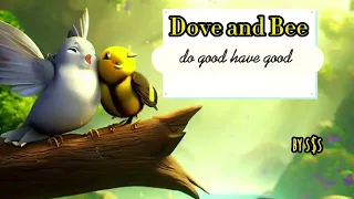 The Dove and Bee story in English/bedtime stories |The Bee And The Bird|kids stories#storytelling