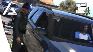 GTA 5 Roleplay - ARP - The Rookie Pulls Over Her Mom!