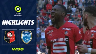 STADE RENNAIS FC - ESTAC TROYES (4 - 0) - Highlights - (SRFC - ESTAC) / 2022-2023