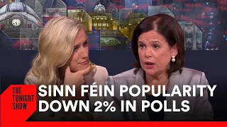 Mary Lou McDonald Reacts to Sinn Féin Opinion Poll Decrease | The Tonight Show