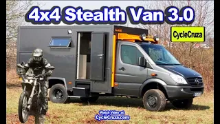 Ultimate DIY 4x4 Camper Van Moto 3.0 Plans | MotoVlog