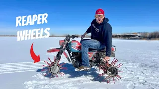 REAPER WHEELS ON THREE WHEELER (Whistlin Diesel didn’t even do a wheelie)