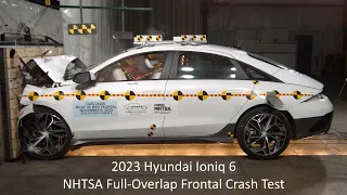 2023-2025 Hyundai Ioniq 6 EV NHTSA Full-Overlap Frontal Crash Test