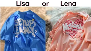 Lisa OR Lena 💖 [ Cute accessories and T shirts ]  @pinkyura